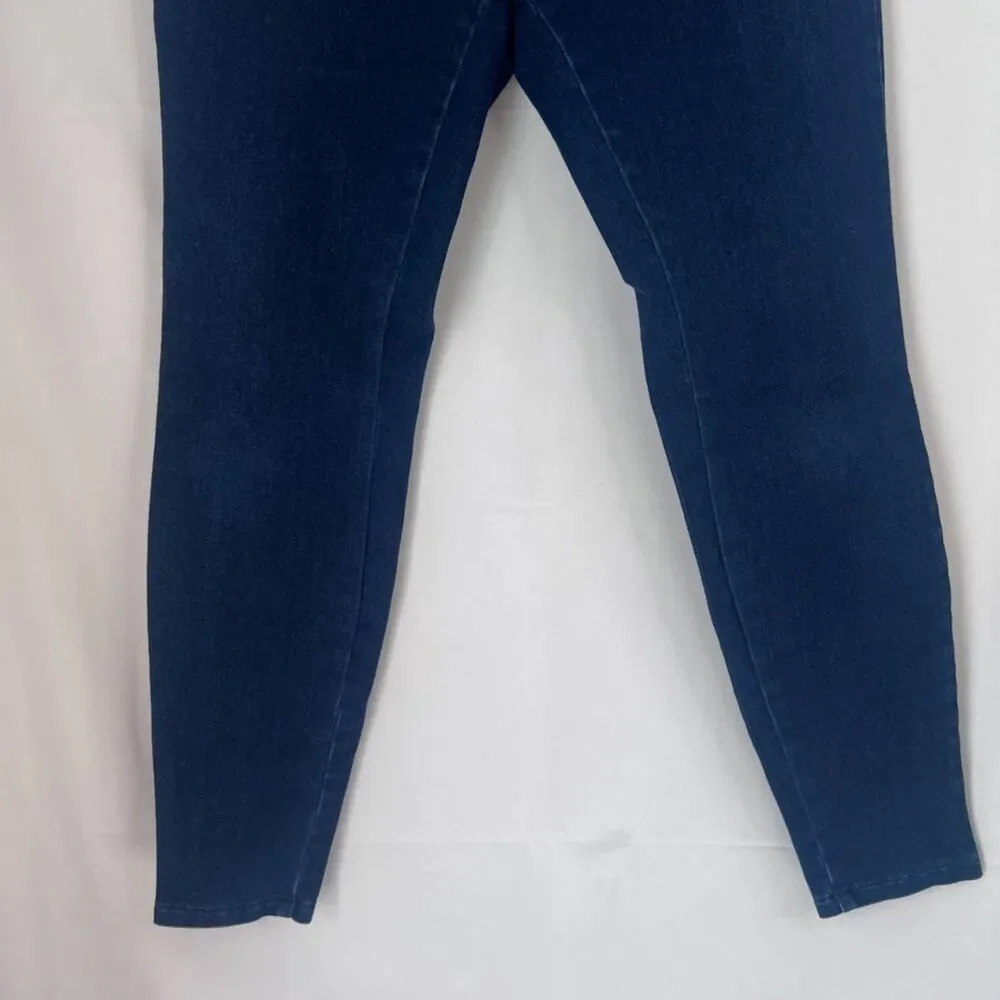J Jill Denim‎ Premium Flex High Rise Legging Denim Jeans Size 8 Non Destructed